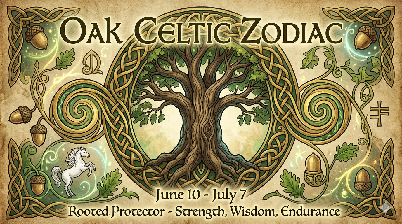 Oak Celtic Zodiac Sign – Meaning, Traits & The Stabiliser