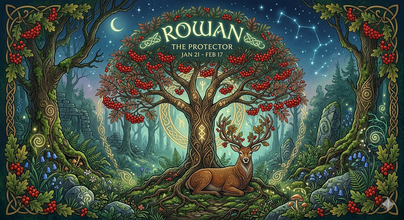 Rowan Celtic Zodiac Sign — Meaning, Traits & The Visionary