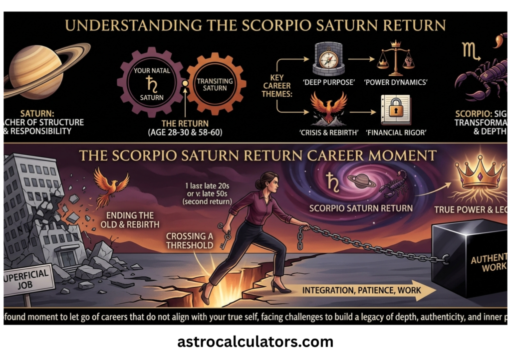 Scorpio Saturn Return Career Moment
