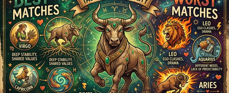 Taurus Compatibility with All 12 Zodiac Signs- Best and Worst Zodiac Matches