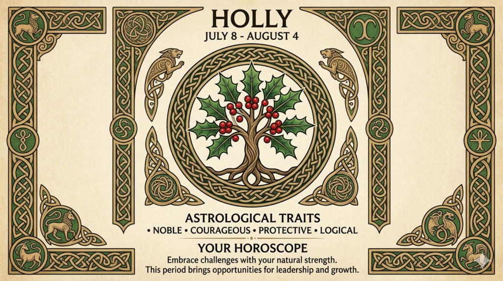 holly celtic zodiac horoscope