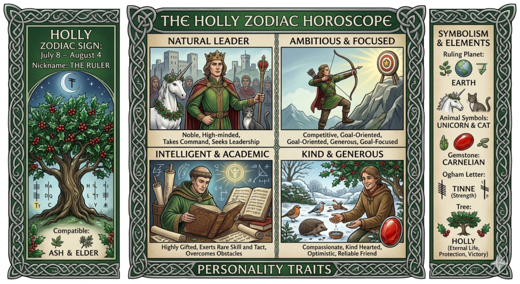 holly celtic zodiac horoscope personality