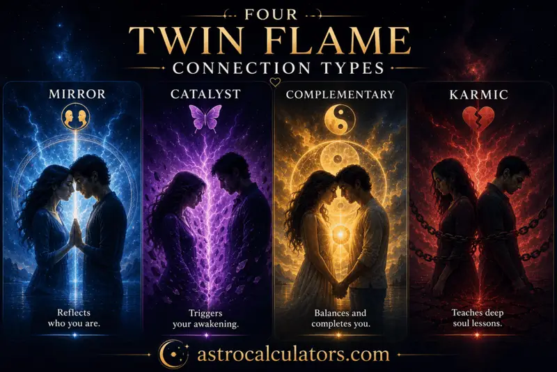 4 different types of twin flame