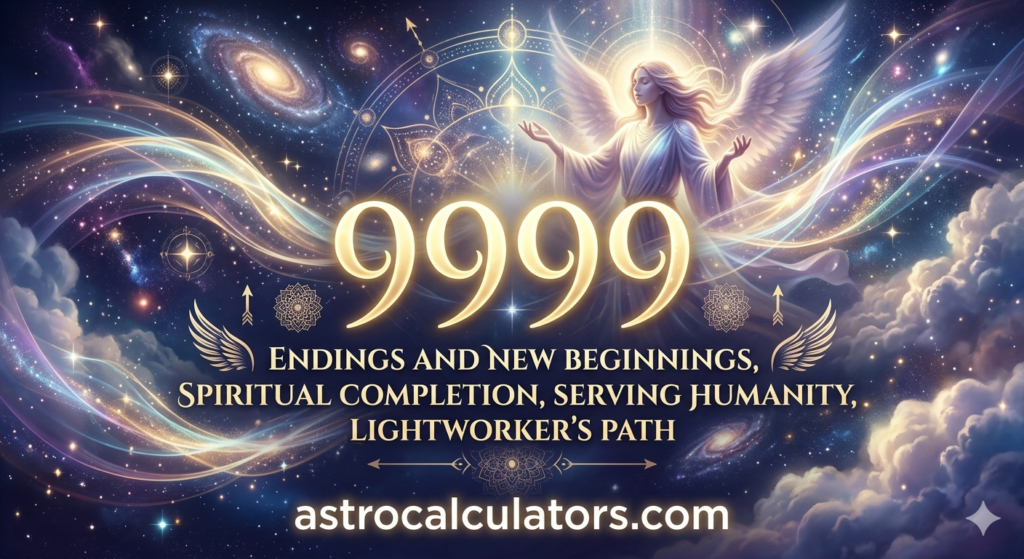 9999 angel number spiritual