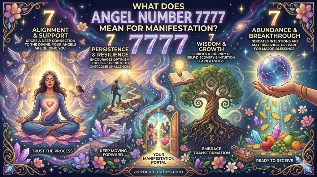 Angel Number 7777 Mean for Manifestation
