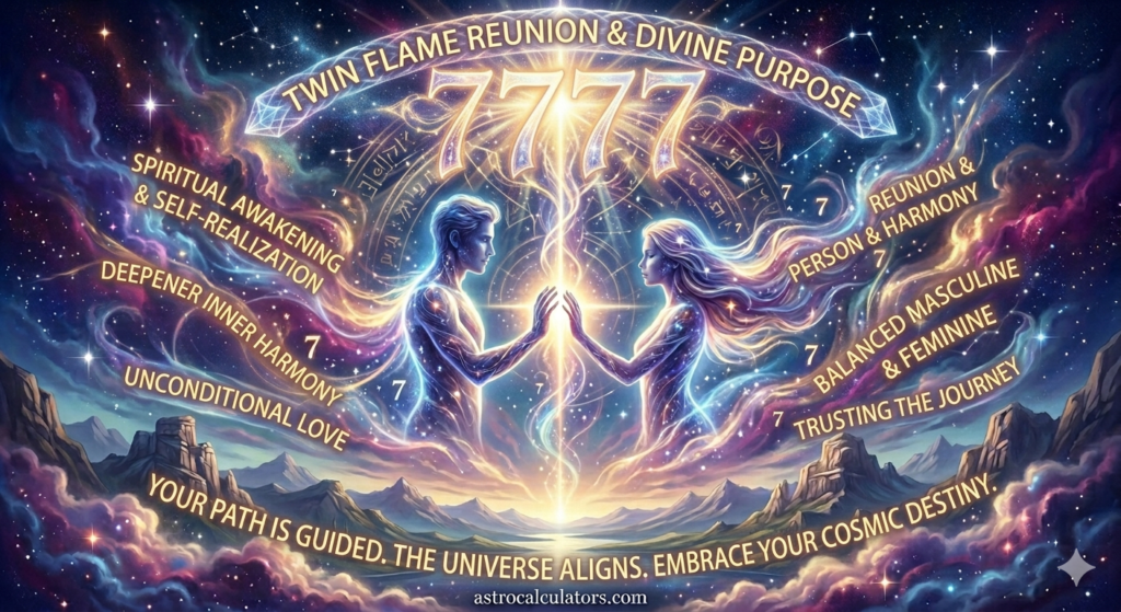 Angel Number 7777 and Twin Flames