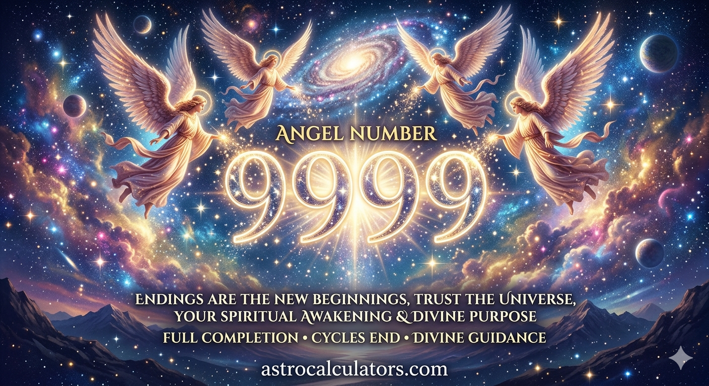 Angel Number 9999 — Completion, Endings and the Final Cycle