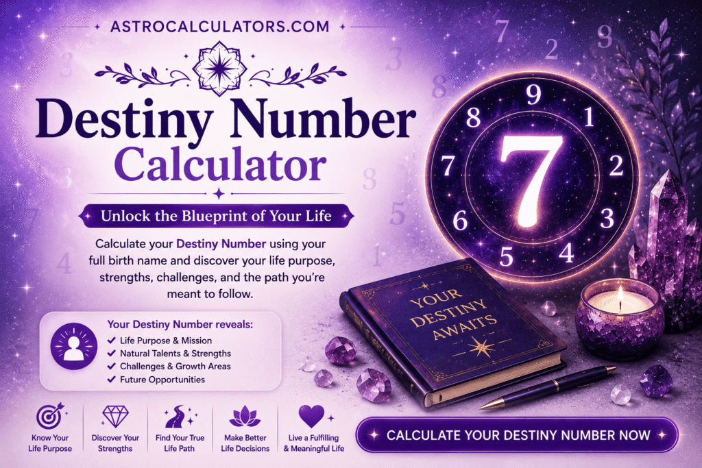 Destiny Number Calc