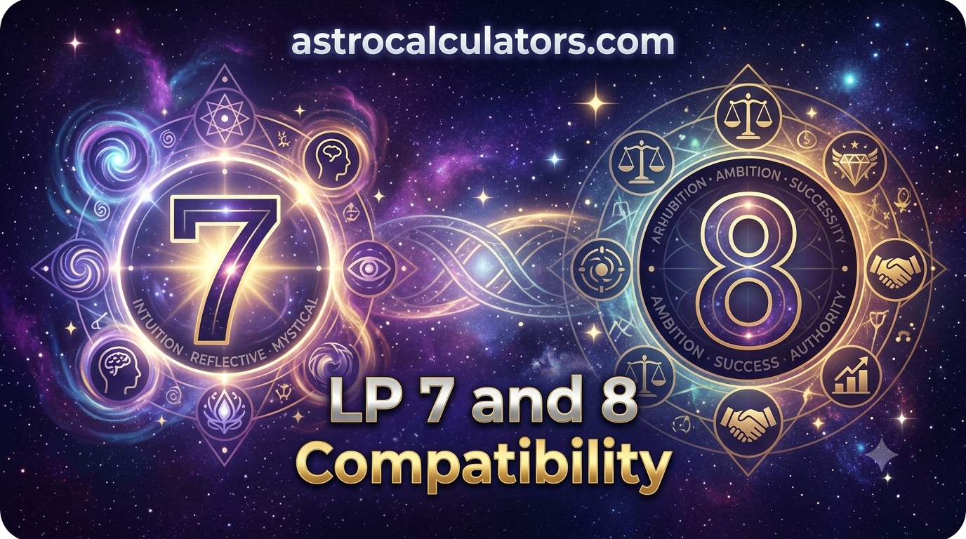 Life Path 7 and 8 Compatibility — Love and Relationships