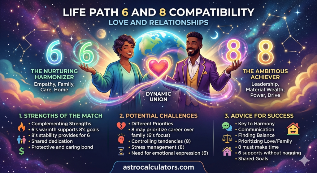 Life Path 6 and 8 Compatibility — Love and Relationships
