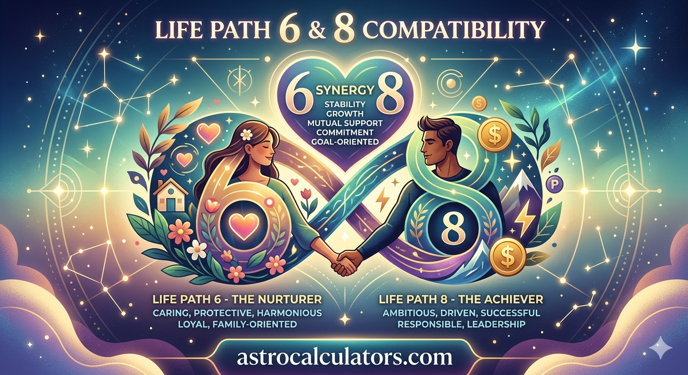 Life Path 6 and 8 Compatibility — Love and Relationships