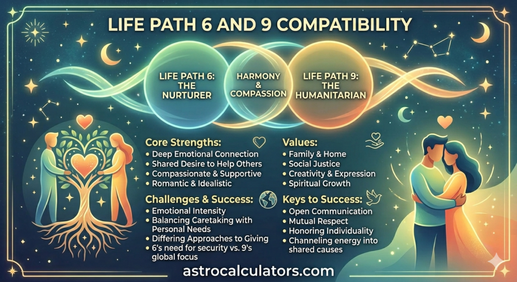 Life Path 6 and 9 Compatibility