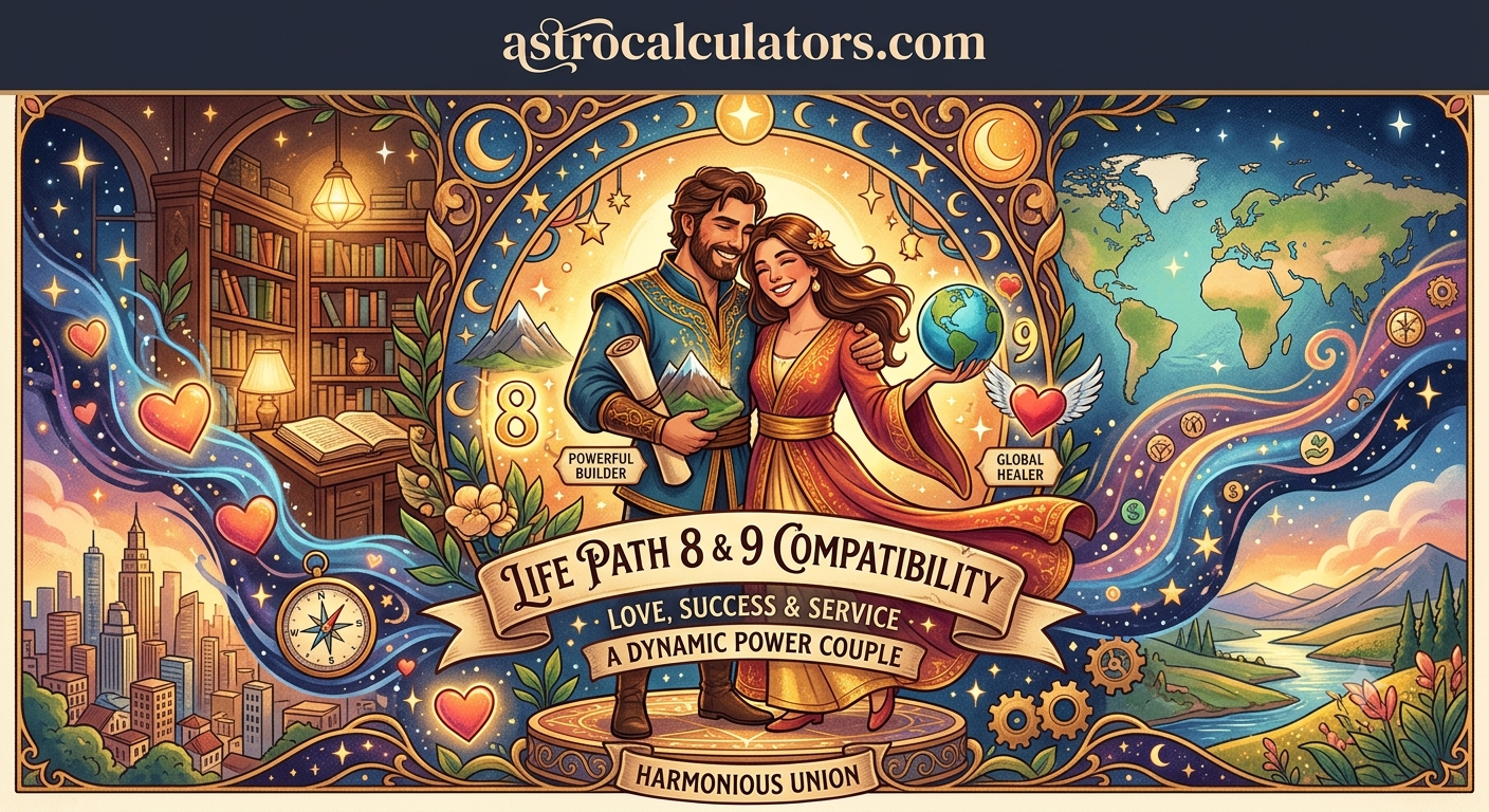 Life Path 8 and 9 Compatibility — Love and Relationships