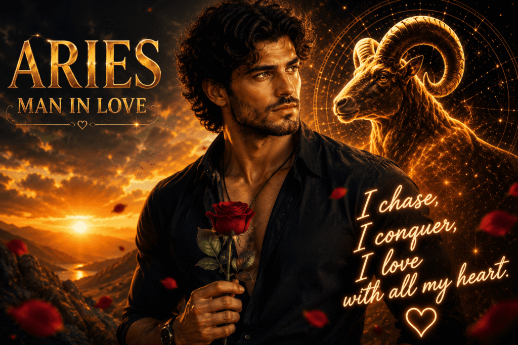 Aries man in love