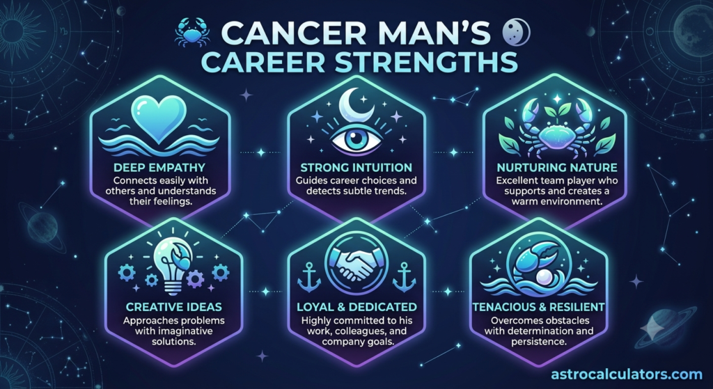 Cancer Man's Career Strengths