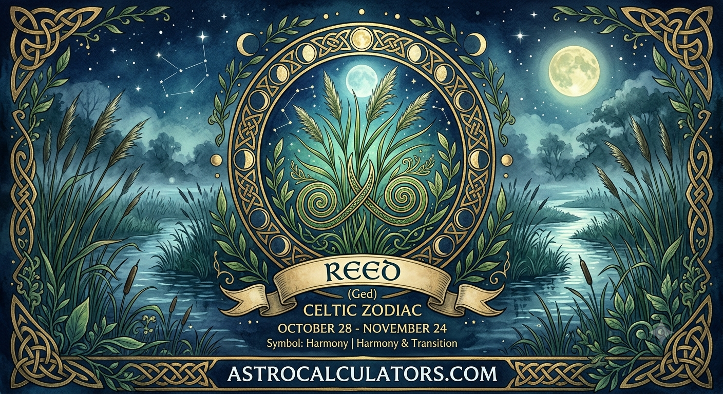 Reed Celtic Zodiac Sign — Meaning, Traits & The Seeker