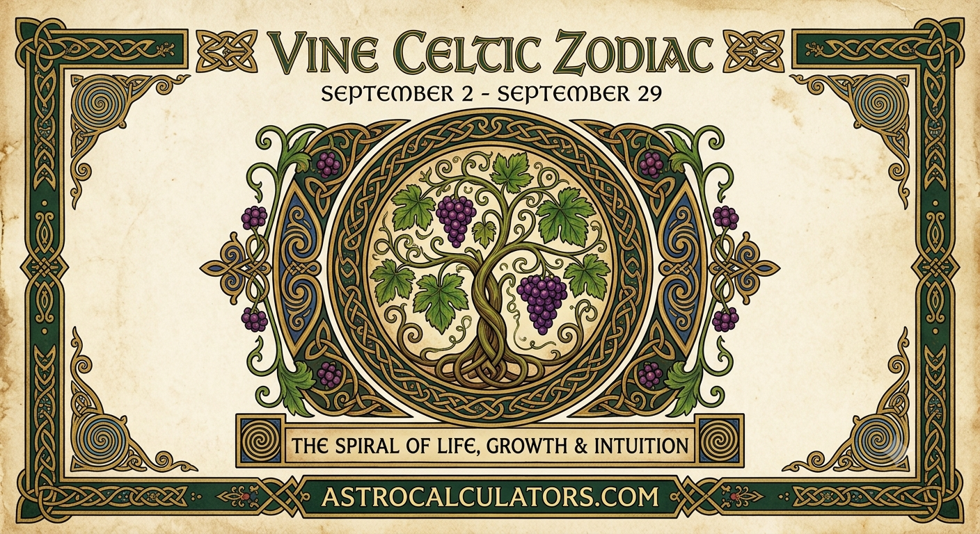 Vine Celtic Zodiac Sign — Meaning, Traits & The Harmoniser