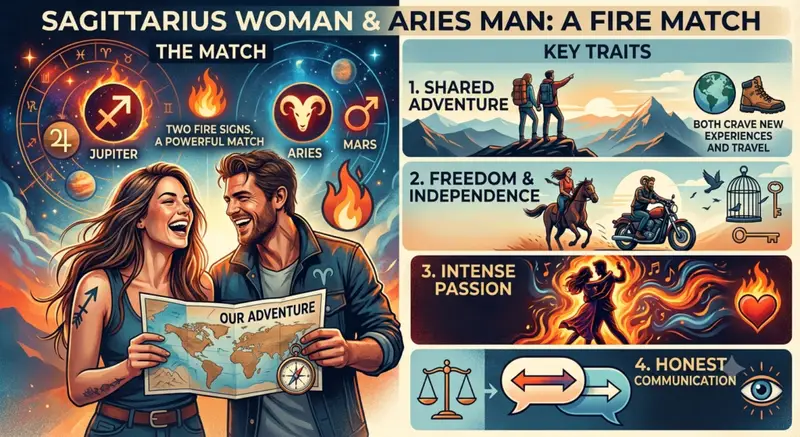 Are Sagittarius Woman and Aries Man Compatible?​