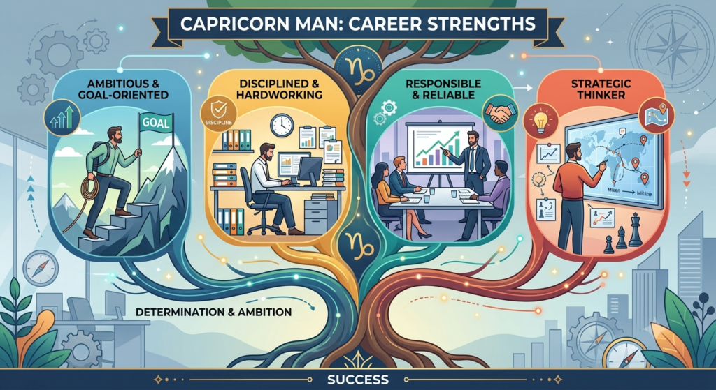 Capricorn Man's Career Strengths