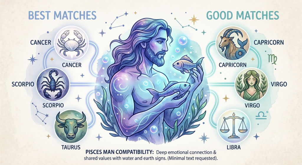 Pisces Man Compatibility