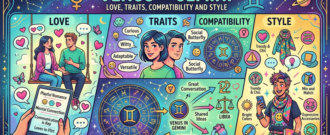 Venus in Gemini: Love, Wit and Playful Connection 1 Venus in Gemini: Love, Wit and Playful Connection