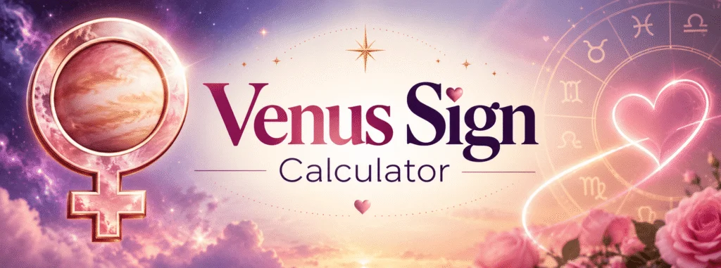 Venus sign calculator Band