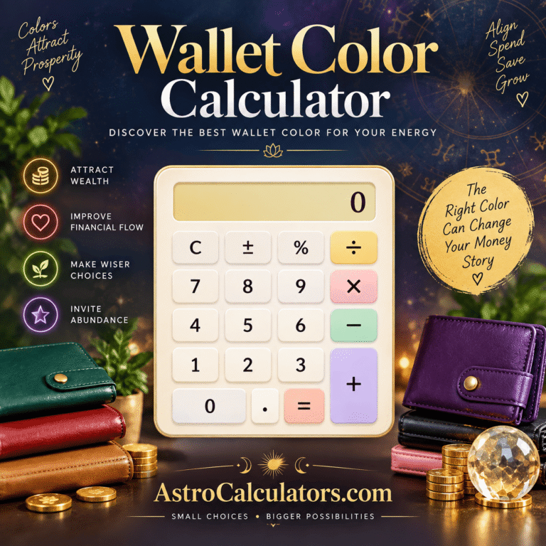 Wallet Color Calculator
