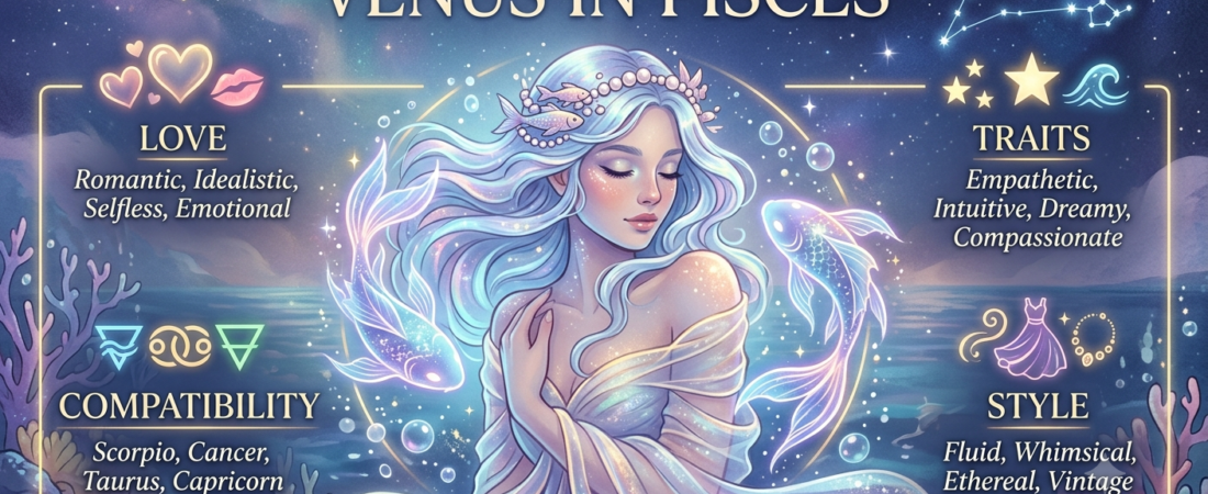 Venus in Pisces: Love, Traits, Compatibility and Style